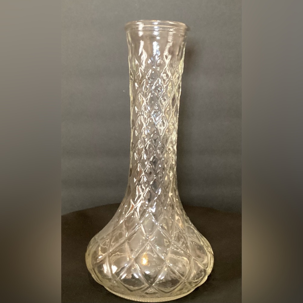 Hoosier Glass Clear Vase